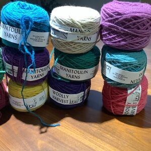 Colorful 100 % WOOL Yarn Collection